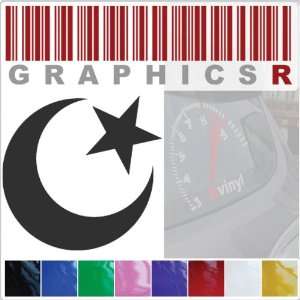 Sticker Decal Graphic   Religious Religion Symbol Islam Crescent A197 