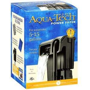    Aqua tech Power Filter for 5 15 Gallon Aquariums