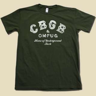 This cool CBGB t shirt is screen printed on supersoft, vintage feeling 