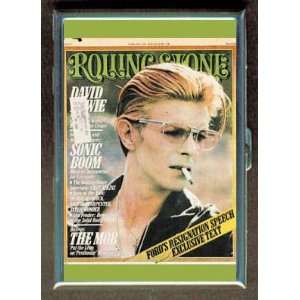  DAVID BOWIE 1976 ROLLING STONE ID Holder, Cigarette Case 