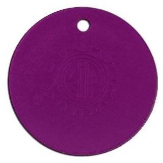 Tesla Purple Plate   Round Pendant by Tesla