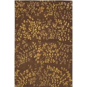   Process Empress Leaves Brown 3 X 10 Runner Area Rug