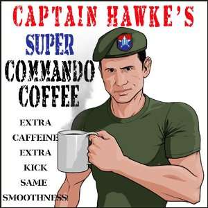 Captain Hawkes Super Commando Coffee  Grocery & Gourmet 