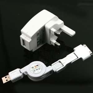  Dock Connector USB Data Sync Syncing Charging Charger Cable Cord+USB 