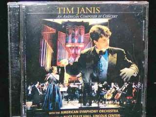CD) TIM JANIS American Composer in Concer, Symphony  