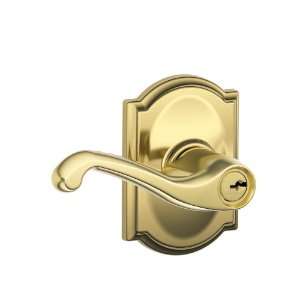 Schlage F51 FLA 605 CAM Camelot Collection Flair Keyed Entry Lever 