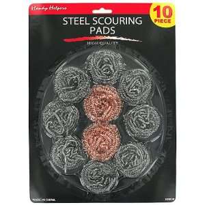  10 Pc Scouring Pads Steel   Pack Of 60