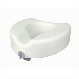 Drive Medical Raised Toilet Seat in White 12014 822383102504  