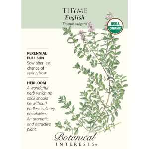    Common English Organic Thyme Seeds Patio, Lawn & Garden