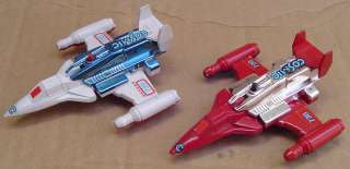 LOT 4 SPACESHIPS + 4 FIGURES   ALPHA COSMIC   ARGENTINA ´80s CITYTOY 