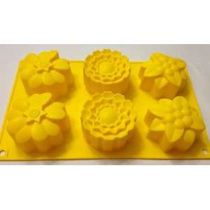  Polymerose 6 Cavity Silicone FLOWERS Mold Arts, Crafts & Sewing