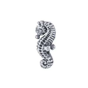  FROLIC Sterling Silver Seahorse Slider Charm Jewelry
