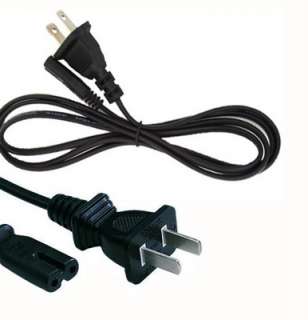 US 2 Prong Port AC Power Cord/Cable for PS2 PS3 Slim  