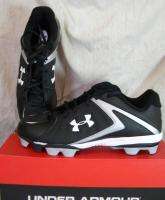 UNDER ARMOUR LEADOFF II LOW BASEBALL CLEATS BLACK/WHITE  
