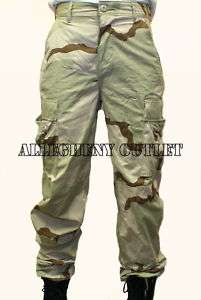 USGI 3 Color Desert Camo NYCO Ripstop DCU Pants XS NEW  