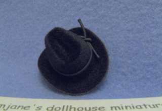 10 Hats Heidi Ott Man Dollhouse Cowboy Top Derby dk br  