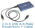 USB A Male to Mini B 5 Pin Cable for  PSP (Lots 10)  