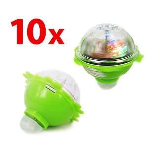 10 x HDE (TM) LED Spinning Light Up Top Toy Toys & Games