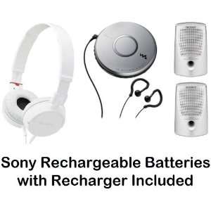  Sony Walkman Portable Skip Free CD Player with Clip Style 