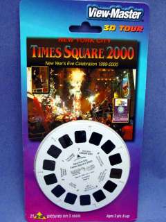   Times Square 2000   Custom 3 reel View Master set   AUTOGRAPHED  