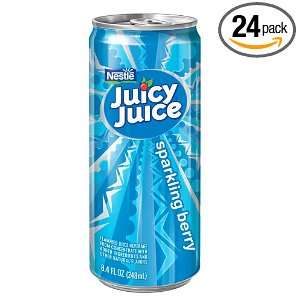 Nestle Juicy Juice, Sparkling Berry, 8.4 Ounce Cans (Pack of 24 