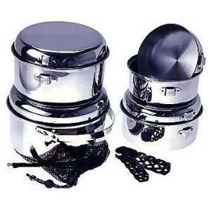  Glacier Stainless Pot   5 Piece Set by GSI Outdoors 