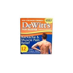  Dewitts Backache & Muscle Pain Relief Tablets 12 Health 