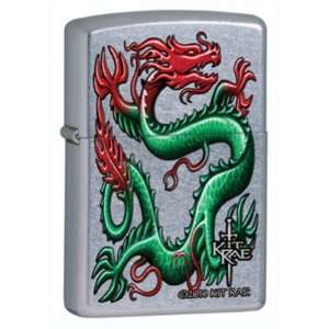   Oriental Myth Kit Rae Street Chrome Zippo Lighter