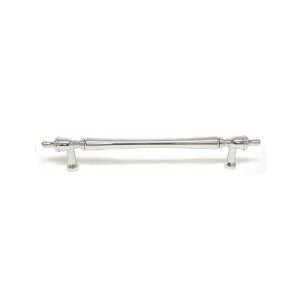  Finial oversized 18 centers door pull in polished chrome 