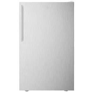   Summit 20 Stainless Steel Horizontal Handle Refrigerator Appliances