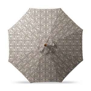  Outdoor Market Patio Umbrella in Sunbrella Chiara Gray 