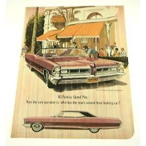  1965 65 Pontiac GRAND PRIX Wide Track AD 