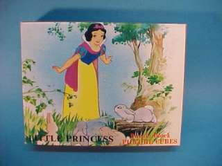 1970S SNOW WHITE AND THE 7 DWARFS DISNEY WOOD PUZZLE  
