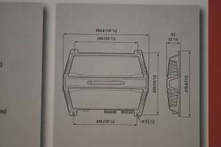 1100W SONY XM ZZR3301 CAR AMP + XS LE121W 12 SUB BOX  