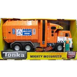    Tonka Mighty Motorized Garbage Truck with Figure Toys & Games