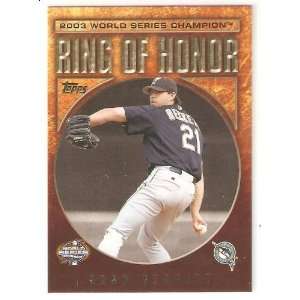  2009 Topps Ring Of Honor   Josh Beckett   Boston Red Sox 