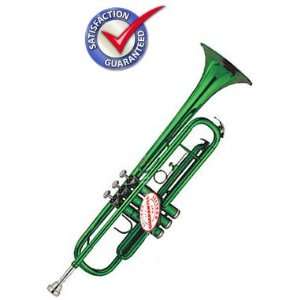  STUDENT GREEN TRUMPET WITH CASE GRETRUM Musical 