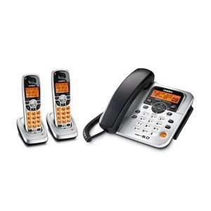  New Uniden Dect 6.0 Corded/Cordless System 2 Handsets Base 