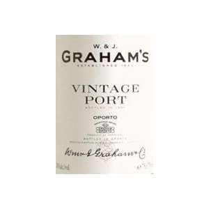   2007 Graham Porto Vintage 375 mL Half Bottle Grocery & Gourmet Food