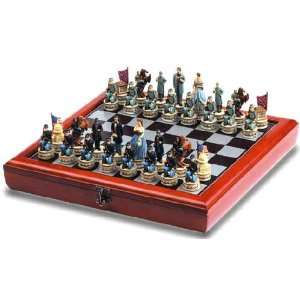  Excalibur Civil War Chess Set Commemorative Edition Deluxe 