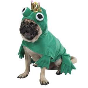  & Zoey Prince Frog with Crown Dog Costume   medium