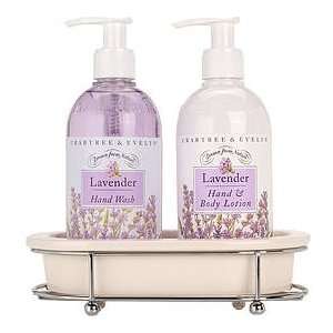  Crabtree & Evelyn Lavender Hand Care Trellis Caddy, 2 