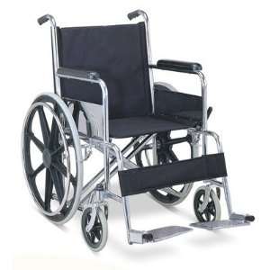   PM874B Double Cross Bar Steel Wheelchair