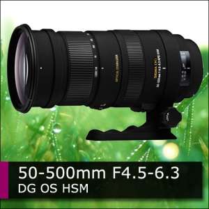 Sigma 50 500mm F4.5 6.3 APO DG OS HSM Telephoto Lens *Nikon*  