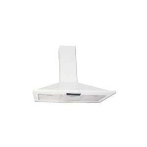   King VAL36WH Valencia Wall Mounted Range Hood, 36 Inch Wide   White