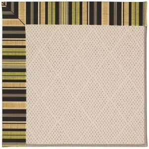  Capel Zoe White Wicker 350 Charcoal Stripe 8 x 8 Square 