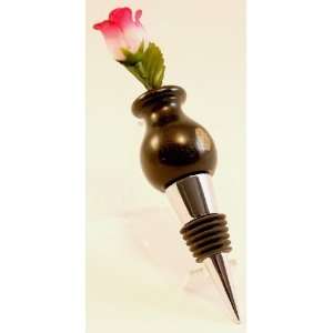  Rosebud in Vase Wine Bottle Stopper by Jeff Ward Kitchen 