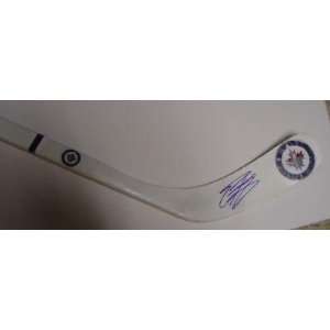  Evander Kane Signed Hockey Stick   *WINNIPEG JETS* W COA 