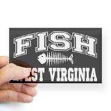 Fish West Virginia Decal for $5.00