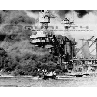 1941 Pearl Harbor Attack Battleship Damage [8 x 10 Photograph]